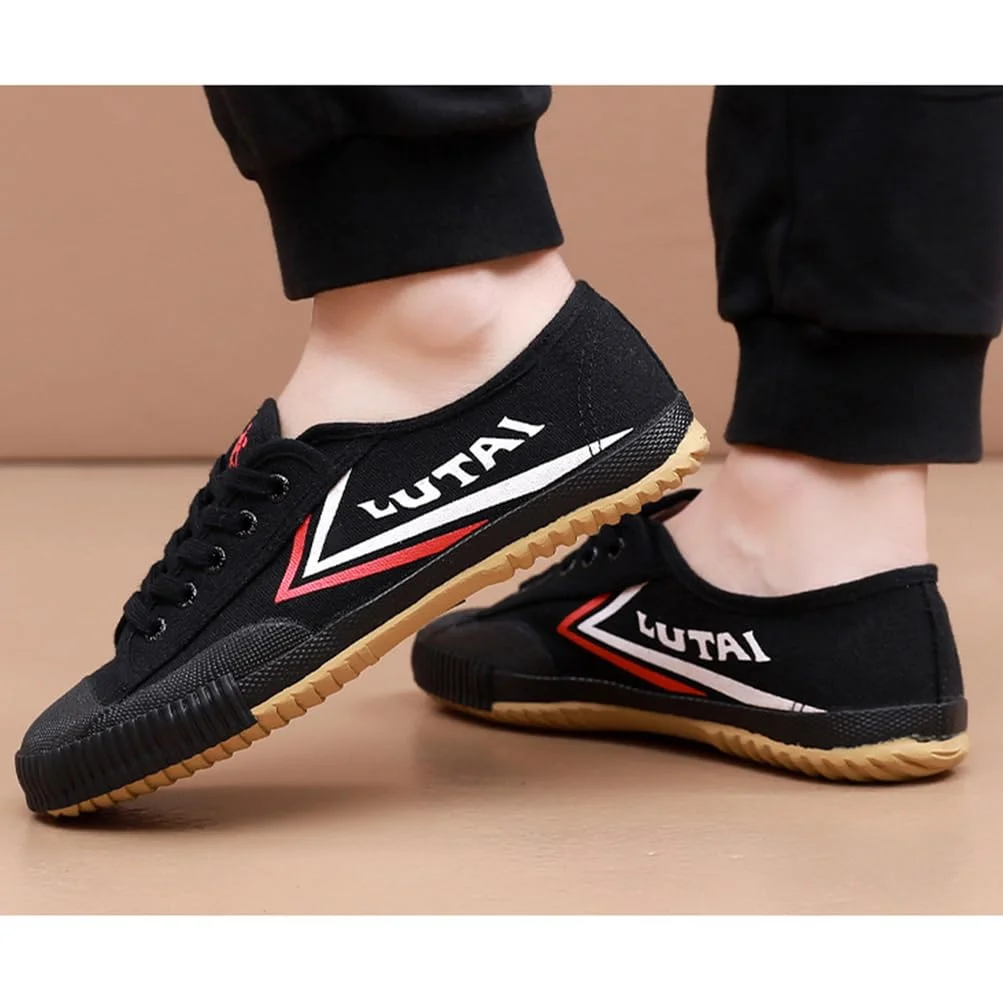 Zapatos De Artes Marciales Aldult Unisex Tai Chi Kung Fu Zapatillas De Deporte De Lona Qigong Zapatillas De Deporte De Lona Bajas