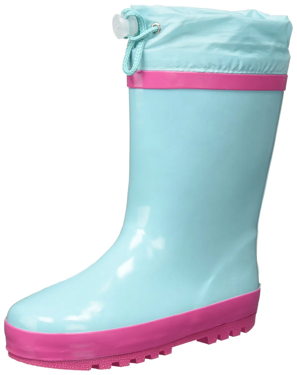Playshoes Botas de Goma Forradas, Botas de lluvia Unisex niños