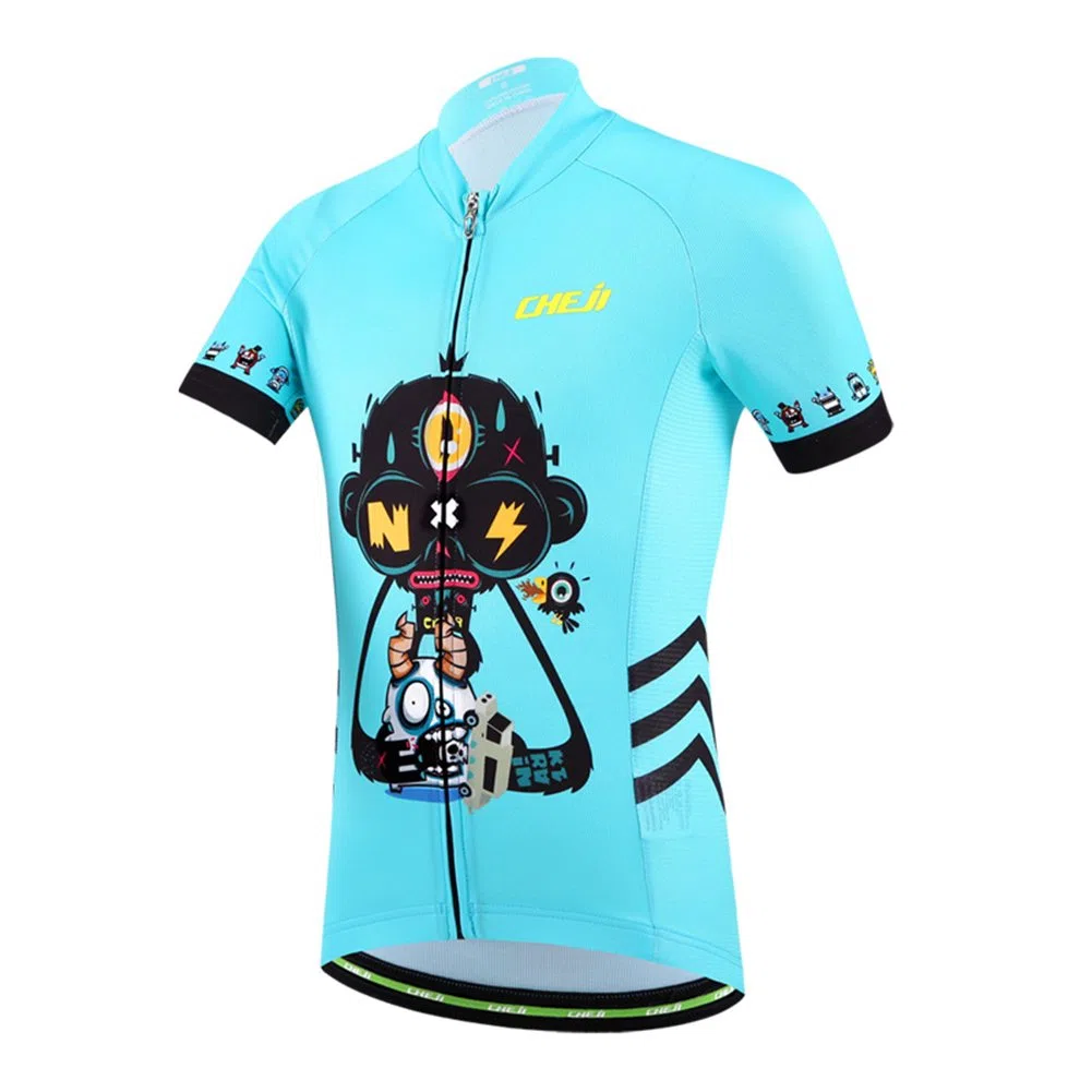 Traje de Ciclismo Maillot de Ciclismo Niños Manga Corta Transpirable o Shorts con Asiento Acolchado