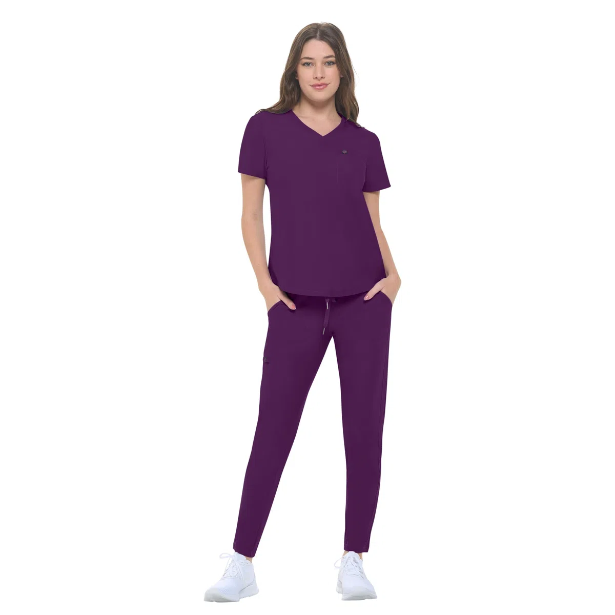 Natural Uniforms Conjunto de uniforme médico ultra elástico para mujer