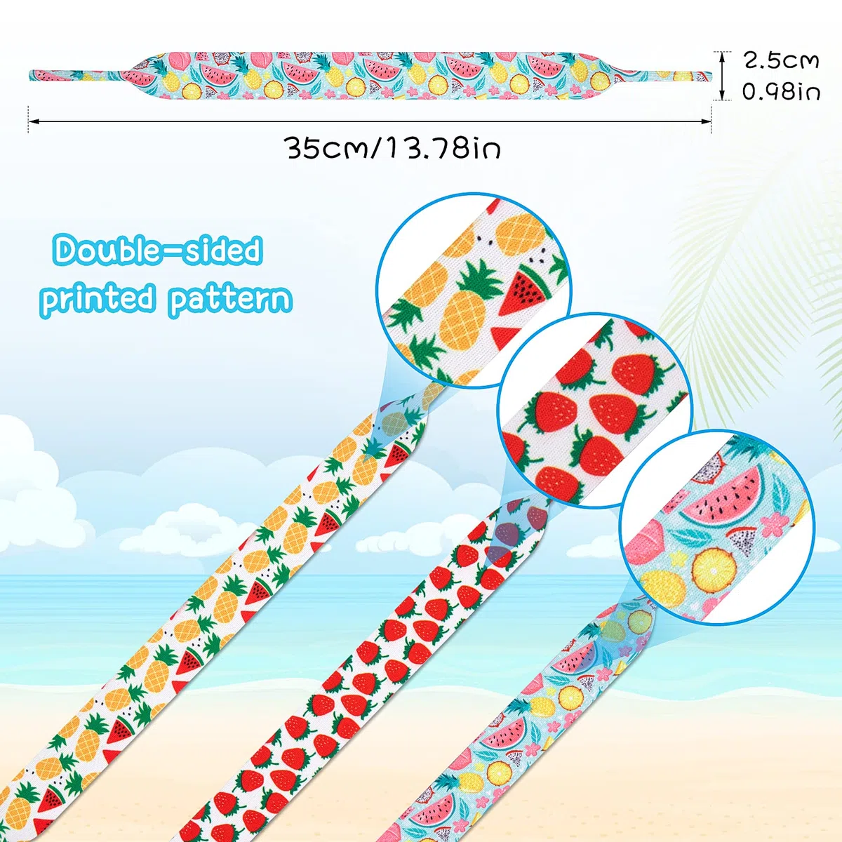 HIFOT 6 Piezas Cordones para Gafas Niño, Neopreno Cuerda de Gafas Secado Rápido Correa Gafas para Gafas de Sol, Deportes, Aire Libre