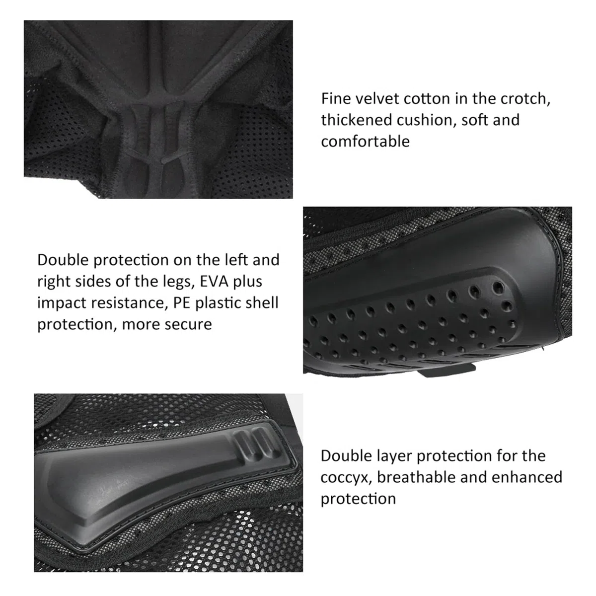 PerGar Protección de Cadera para Ciclismo, Pantalones de Protección con Almohadilla de Cadera para Ciclismo Deportivo Multifunción, Equipo de Protección para