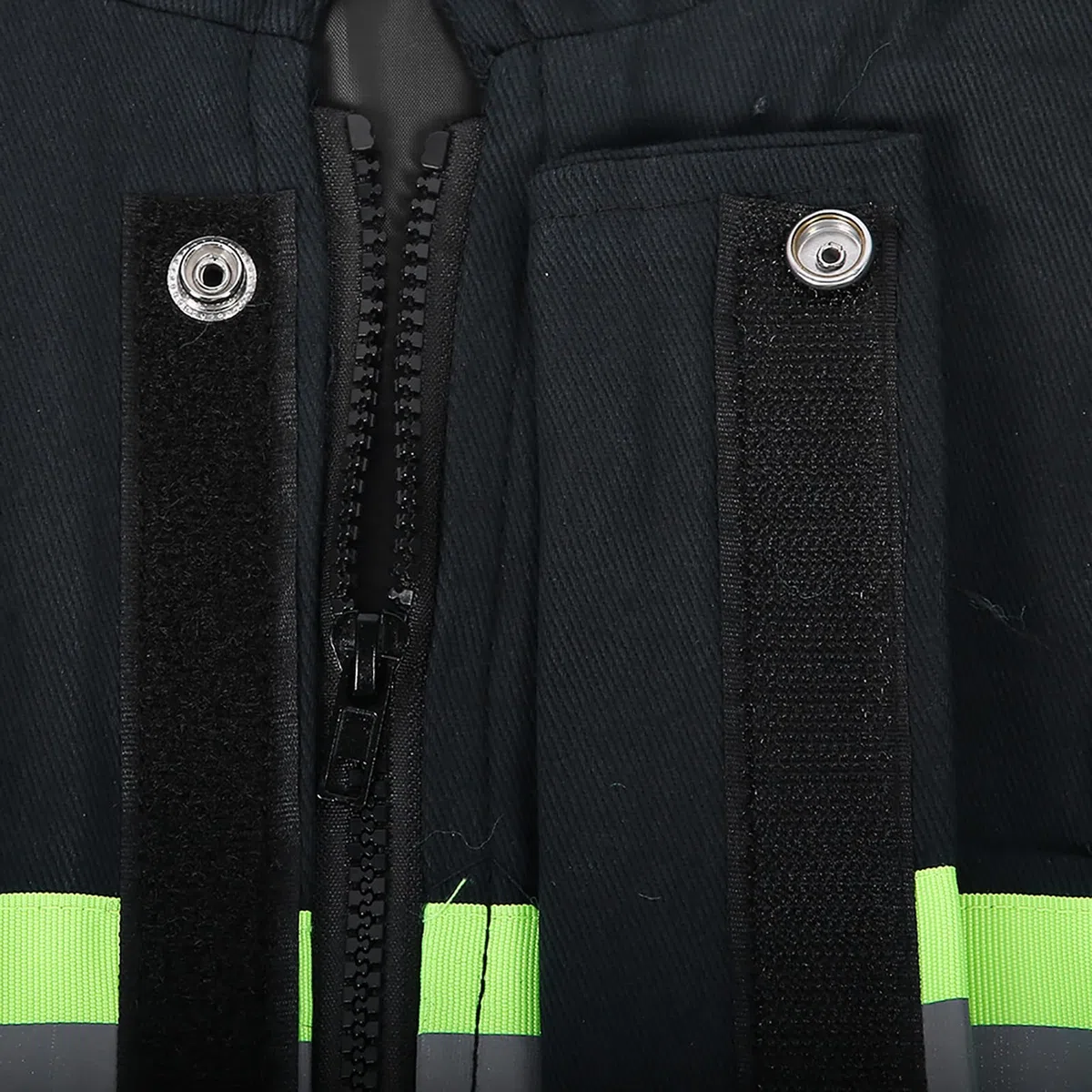 FILFEEL el Traje de Ropa Ignífuga Incluye Abrigo Y Pantalones, Mono de Combate Reflectante de Protección para Bomberos a Prueba de Calor (-20 ° C a + 200 ° C Entorno de Trabajo)(L)