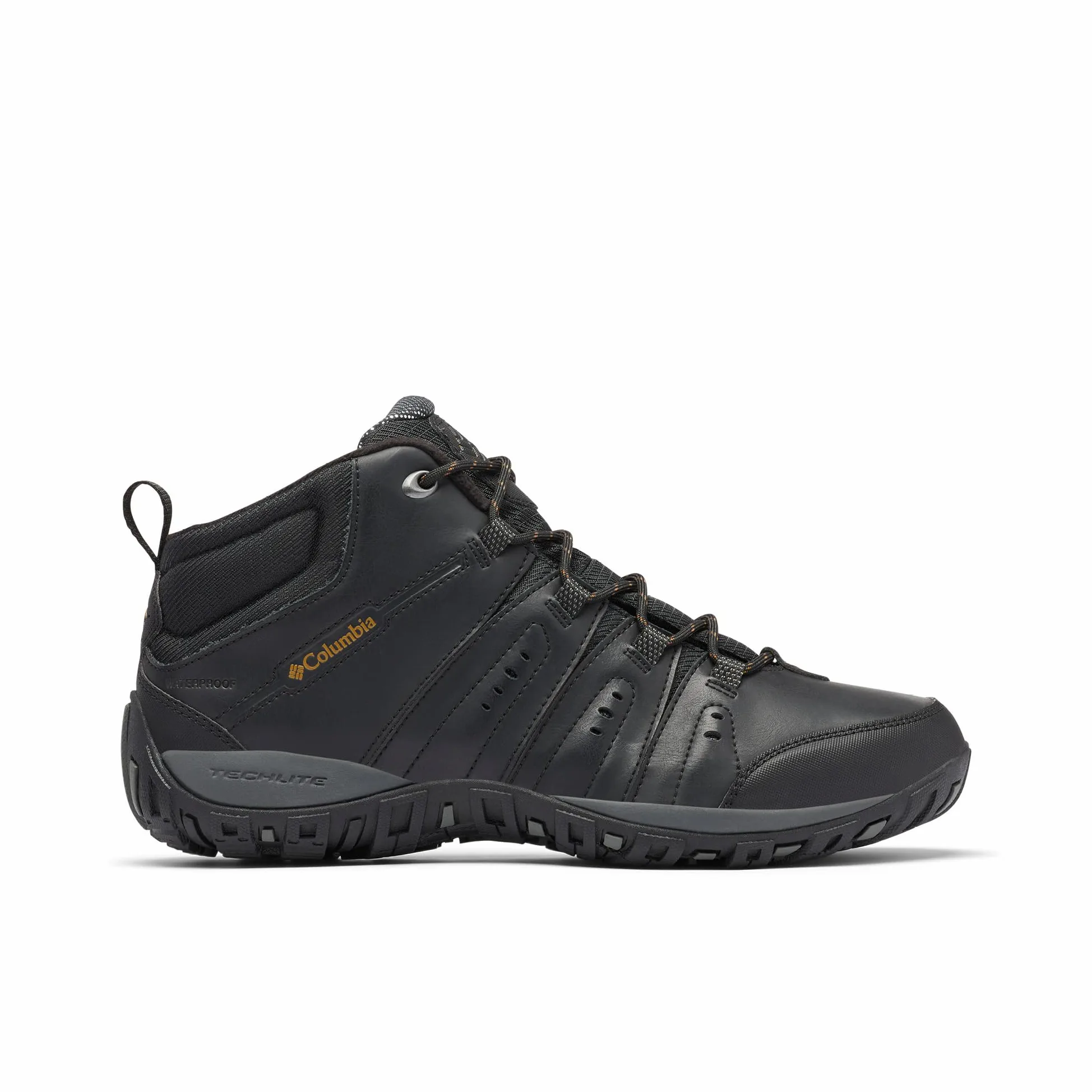 Columbia Woodburn 2 Chukka WP Omni-Heat, Zapatillas de senderismo impermeables, Hombre, Black Goldenrod 2024, 43 EU