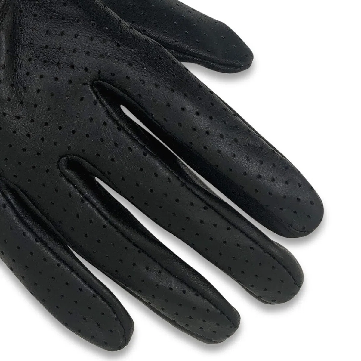 Guantes de conducción de malla táctil de piel de oveja suave y delgada retro para mujeres