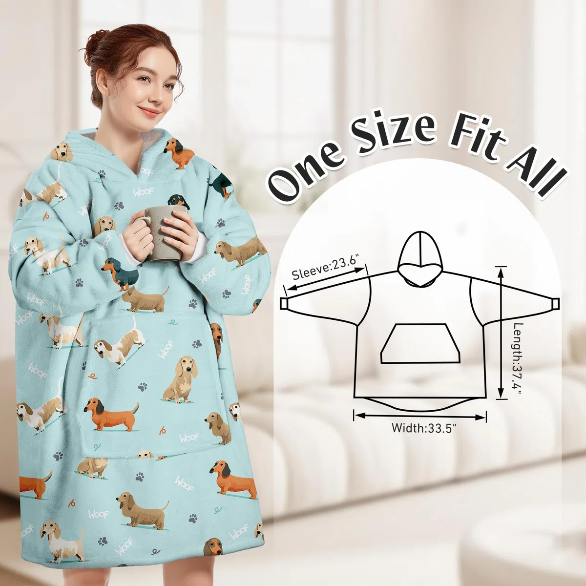 Sudadera Manta con Capucha y Bolsillo Batamanta Mujer Hombre, Oversize Hoodie Poncho Sherpa Suave y Acogedora, Talla Única