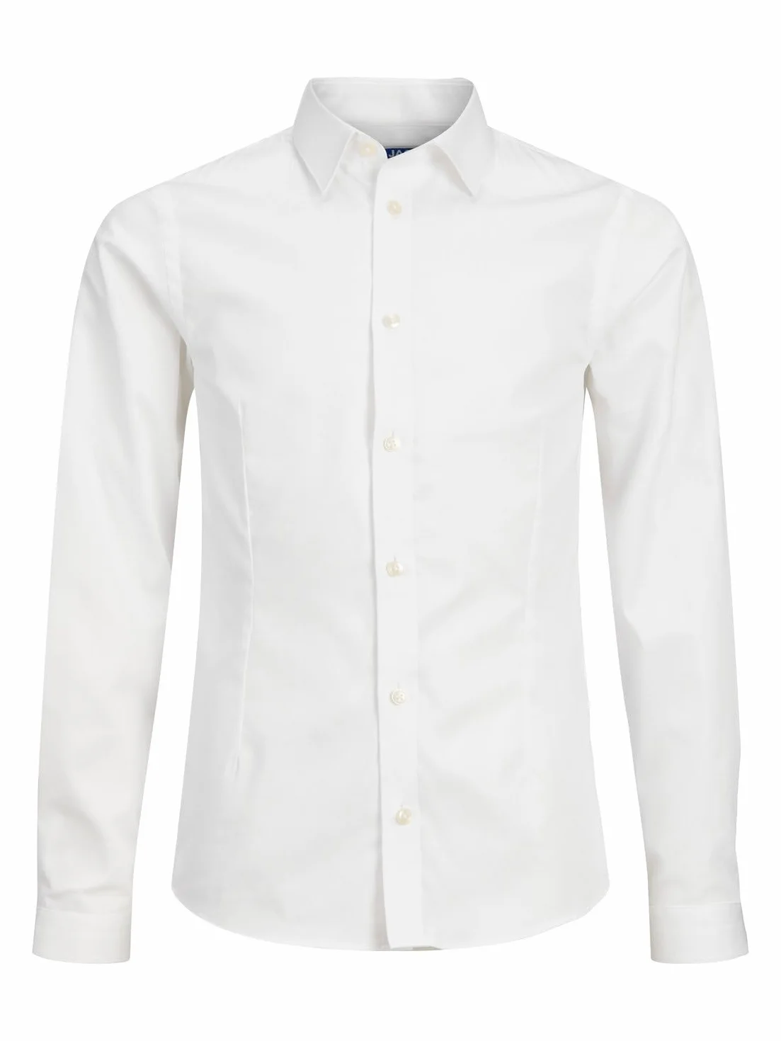 JACK & JONES Jprparma - Camiseta para Chicos (Talla L/S, Jr STS), Blanco, 176 cm