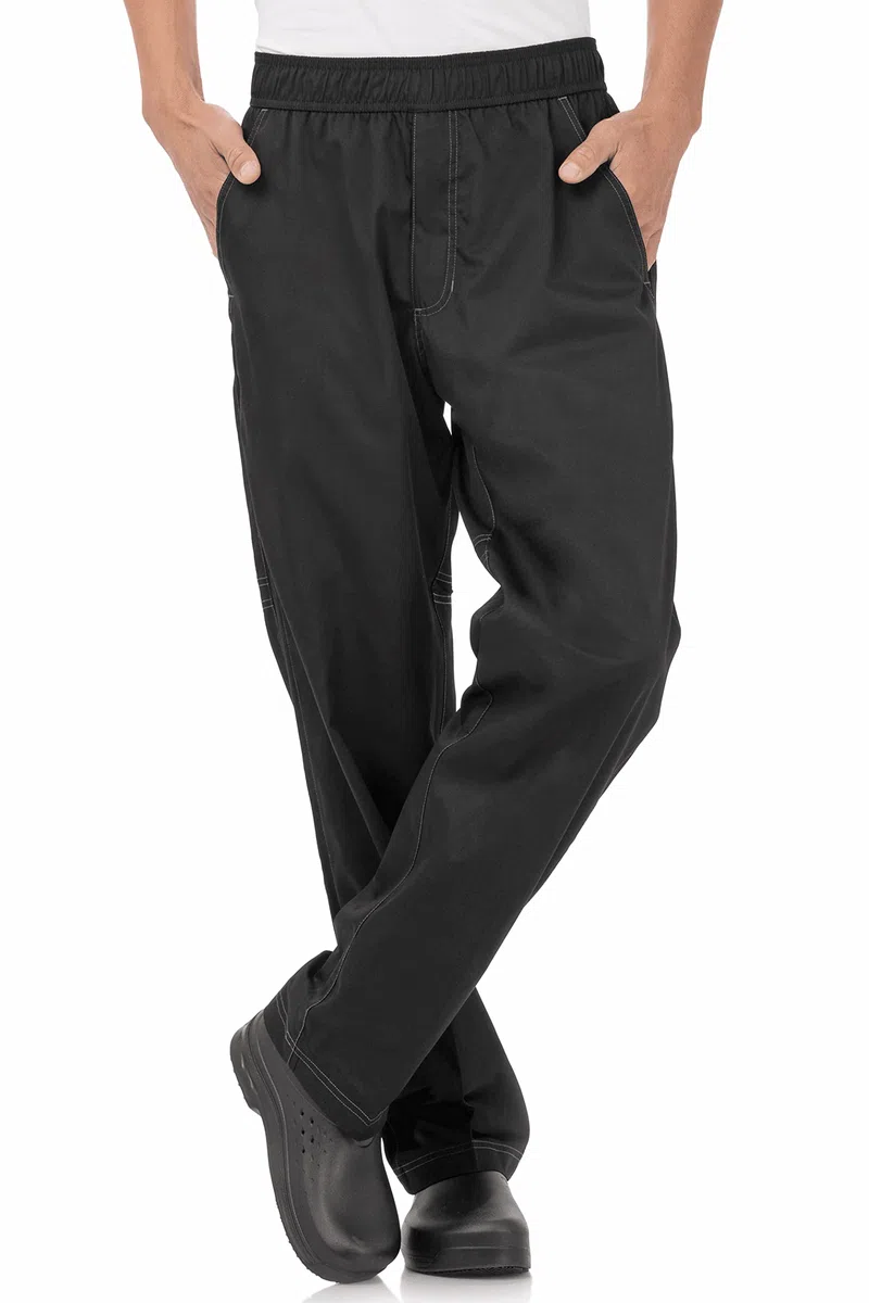 Chef Works - Pantalones de Chef Holgados Cool Vent para Hombre