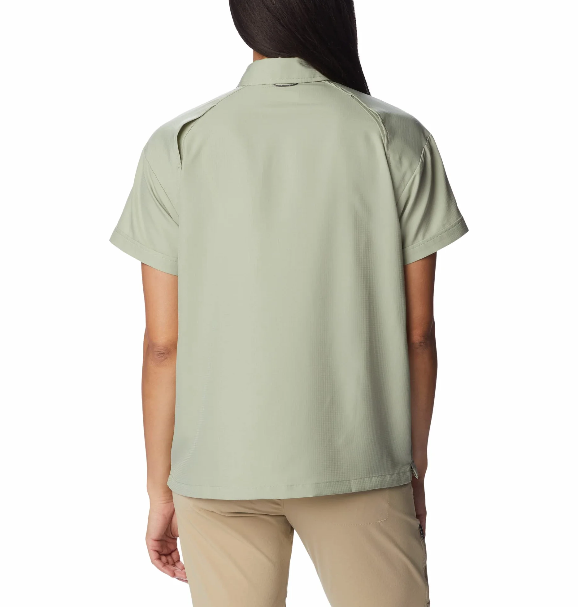 Columbia Silver Ridge - Camiseta de Manga Corta Camisa de Senderismo Mujer (Pack de 1)