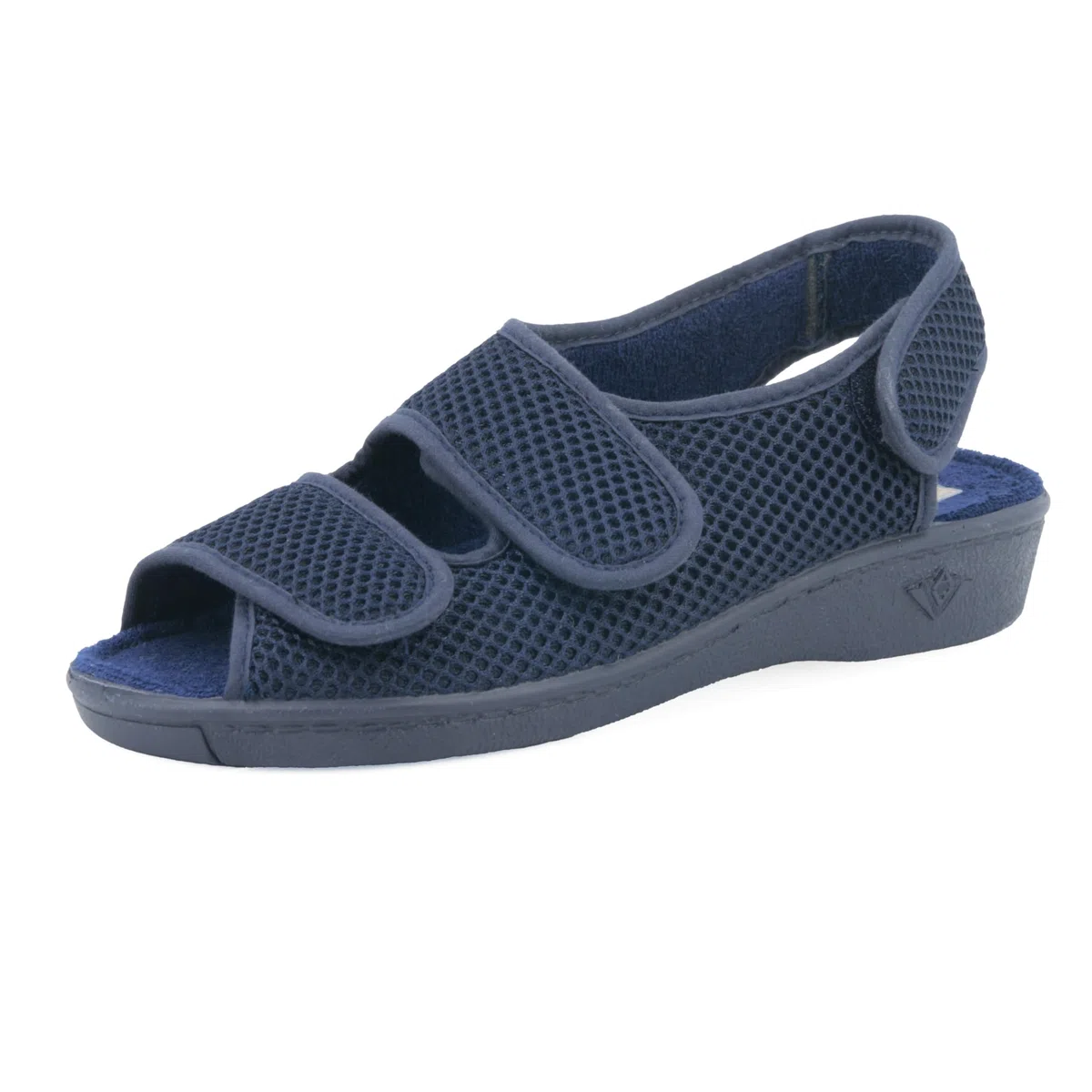 JOMIX Zapatillas Casa Mujer Abiertas Fabricas en España Pantuflas para Pies Delicados con 3 Bandas Ajustables