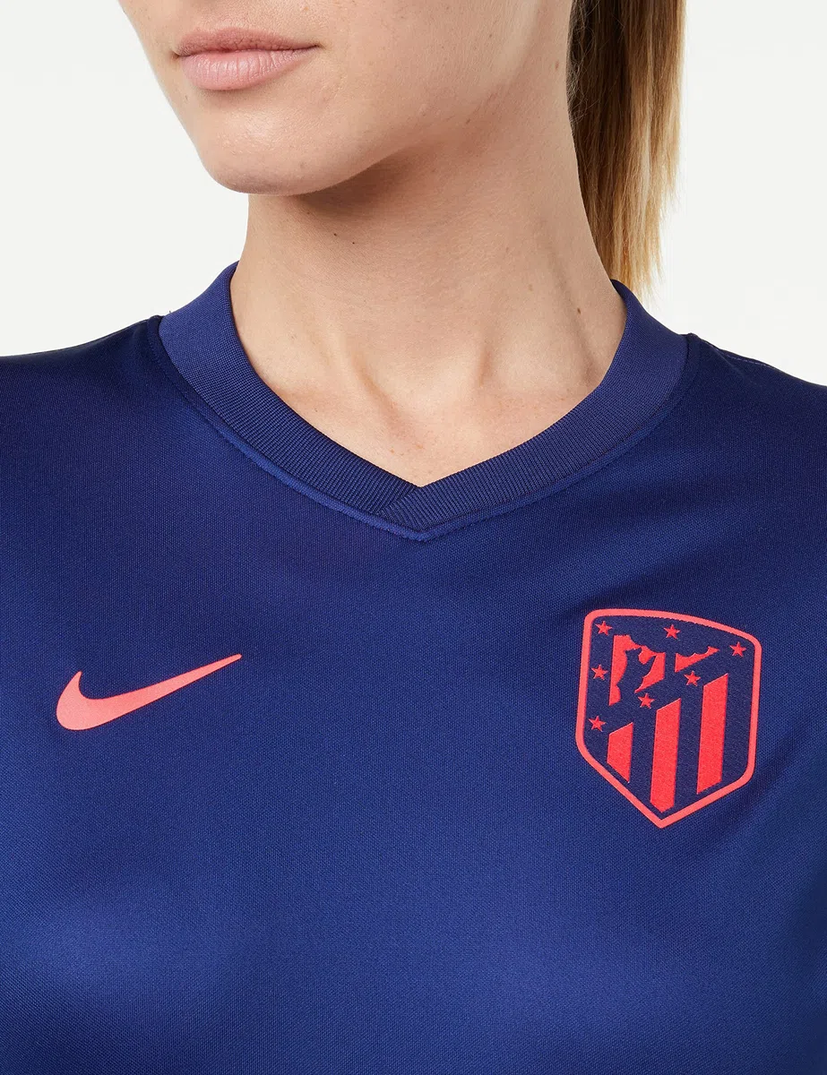 NIKE Atlético de Madrid, Temporada 2021/22, Equipación de Juego, Camiseta Segunda Equipación Camiseta Mujer