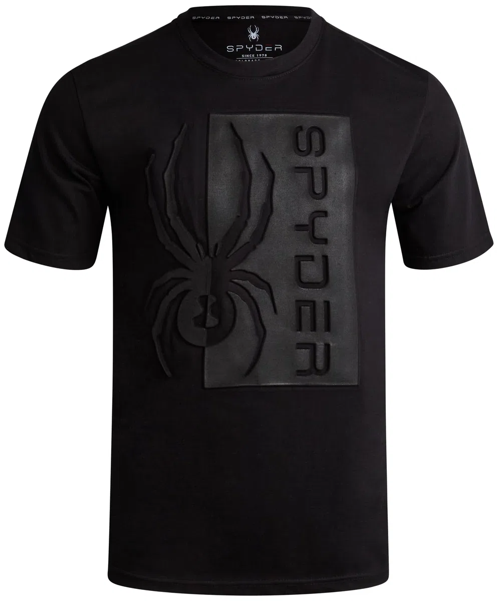 Spyder M Spydr SS tee Shirt Camiseta Hombre (Pack de 1) | Sudadera suave para la calle, comodidad casual diaria para fines de semana, descanso y uso diario