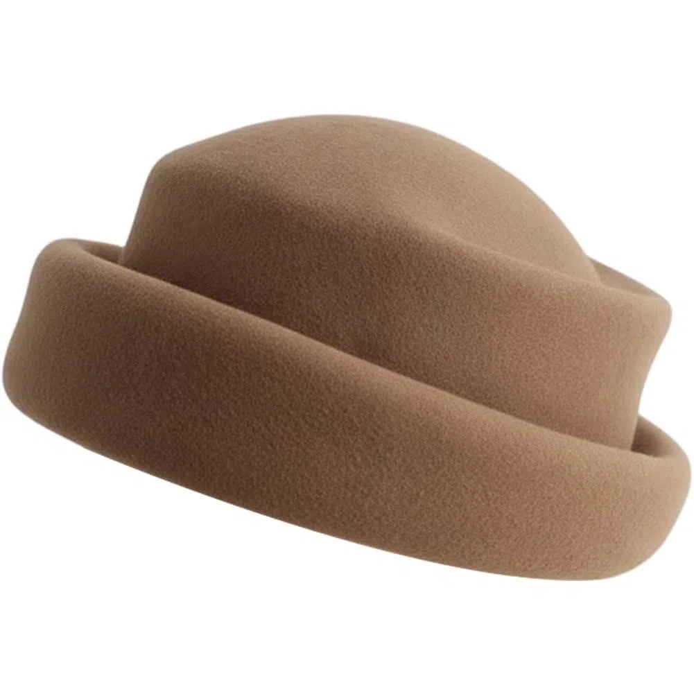 Tocado De Fieltro De Lana para Mujer, Bonito Sombrero De Copa, Tocado De Sombrerería, Sombrero De Base para Uso Informal.