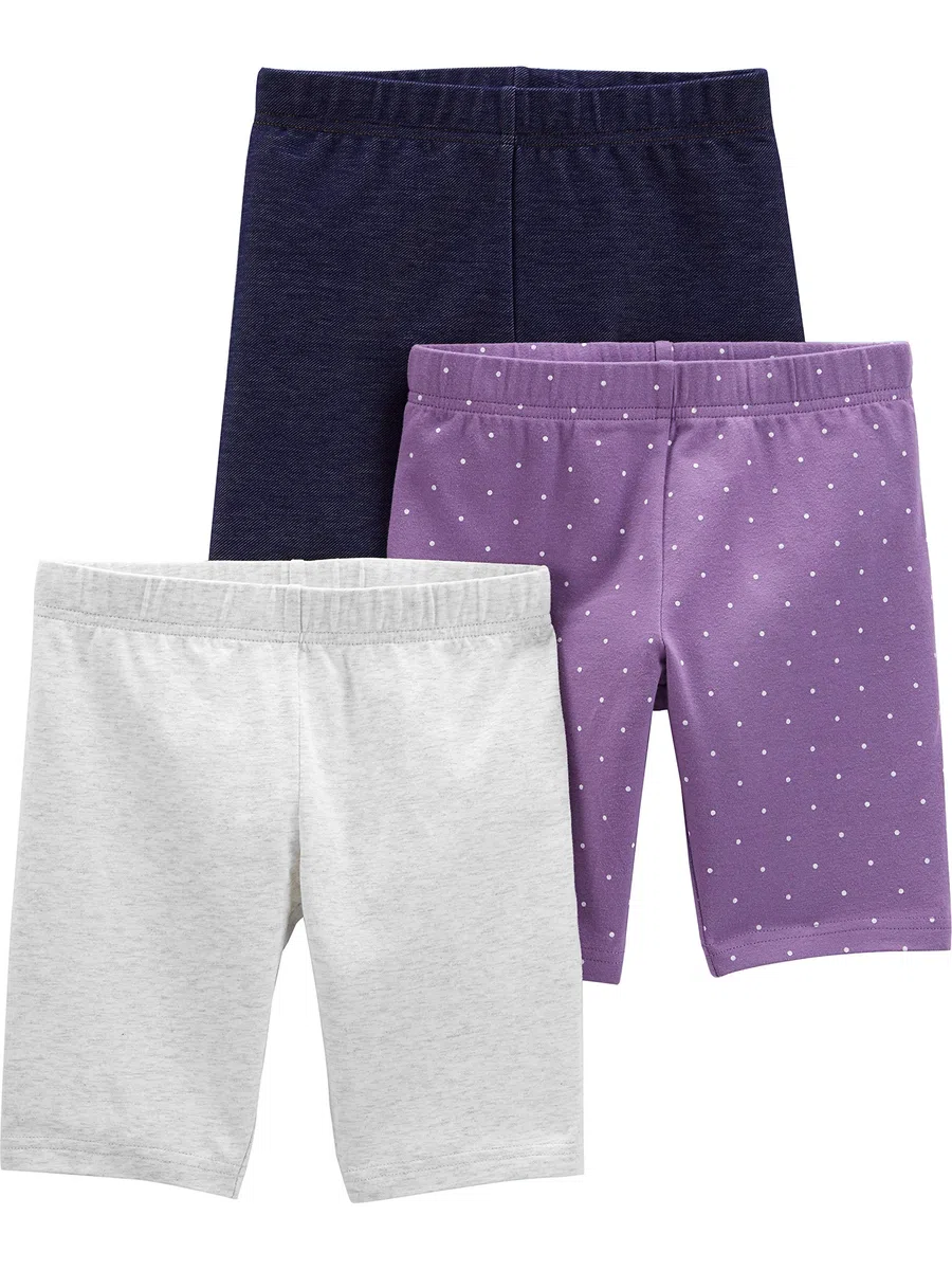 Simple Joys by Carter's Pantalones Cortos (Pack de 3) para Niñas