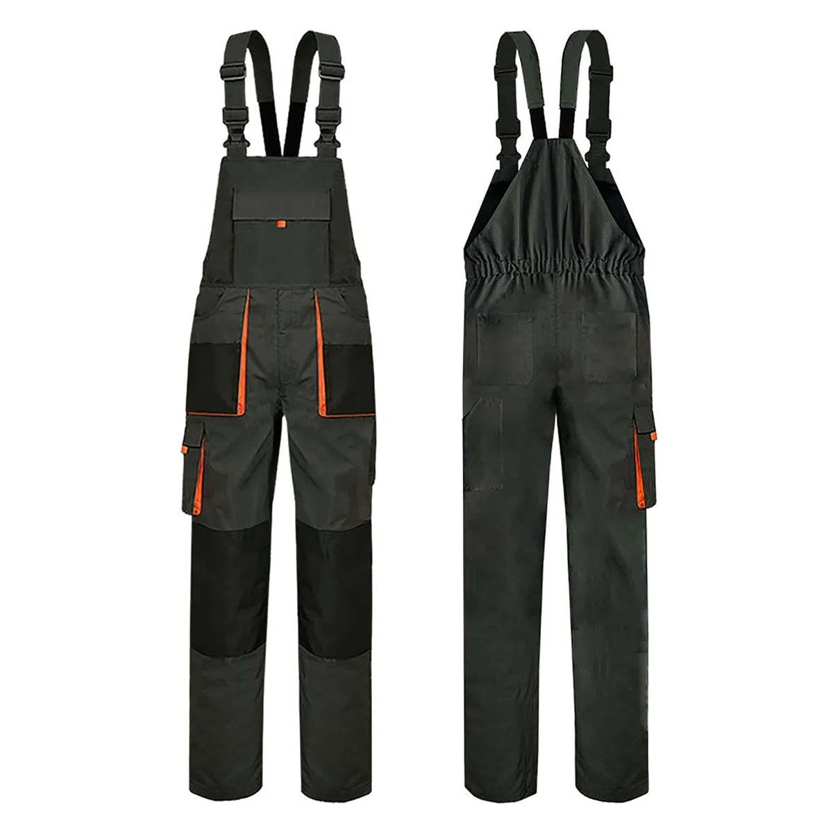 Pantalones peto para hombre de mezclilla para hombre, ajuste holgado, ropa de trabajo con tirantes ajustables y prácticos bolsillos para herramientas