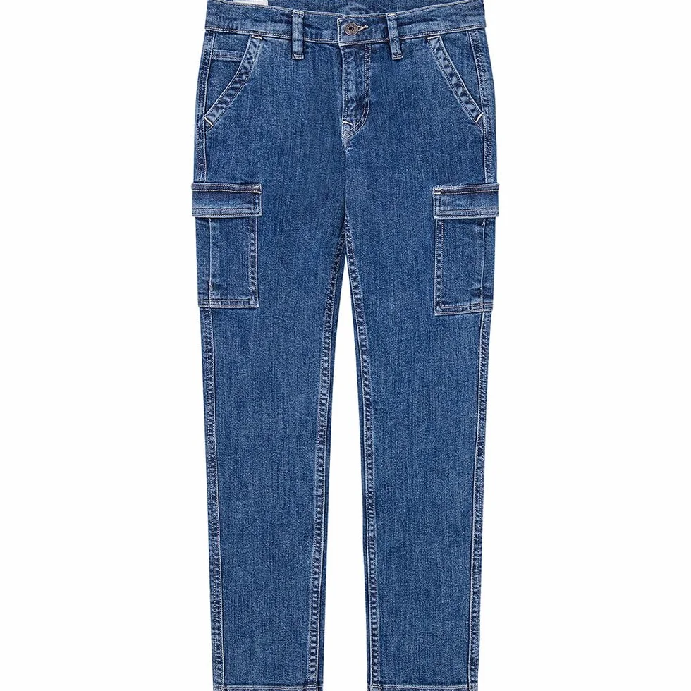 Pepe Jeans Tapered Jeans Cargo Jr - Jeans Niños
