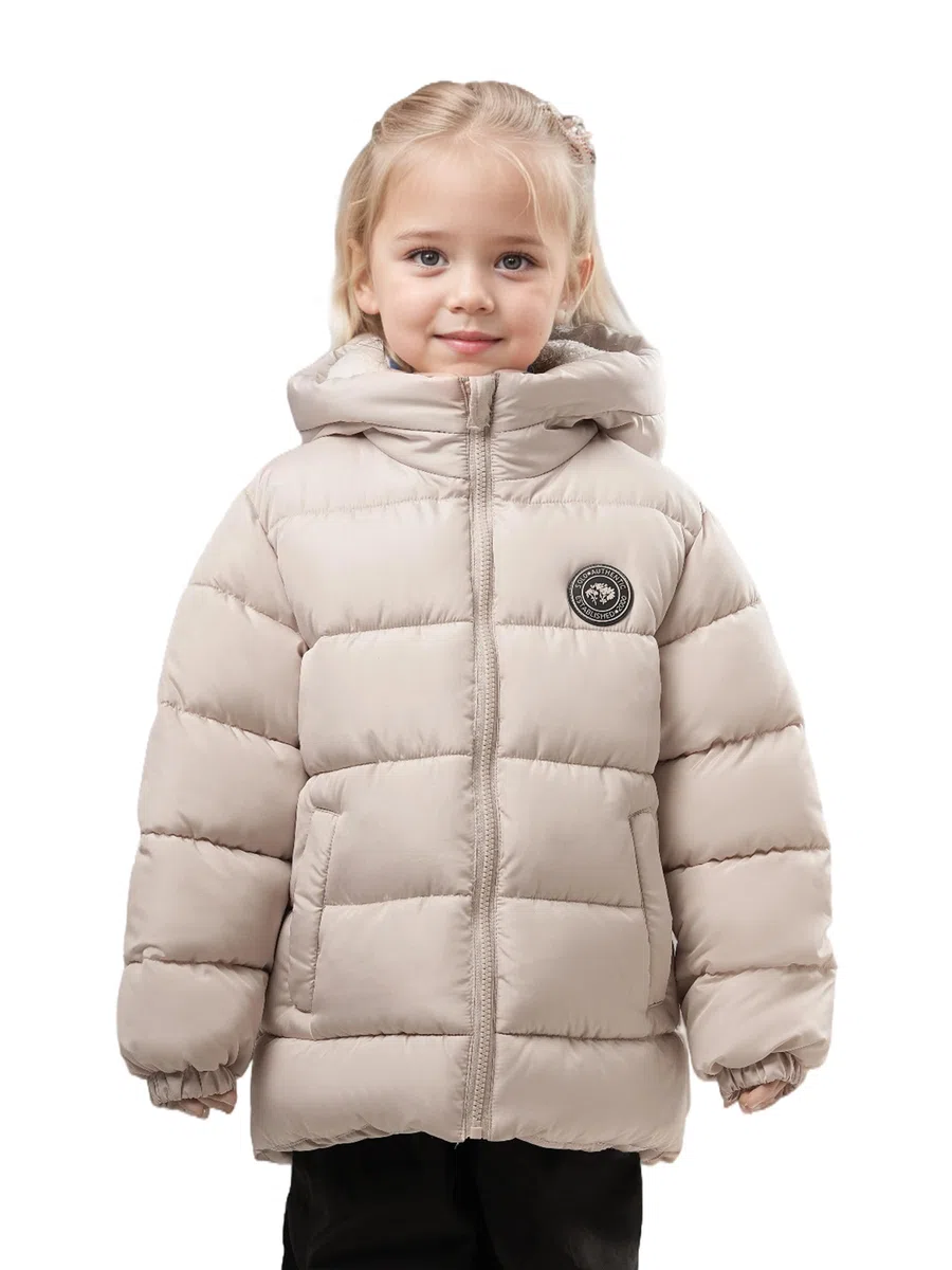 SOLOCOTE Abrigo de invierno para niñas impermeable relleno sintético forro polar capucha chaqueta acolchada