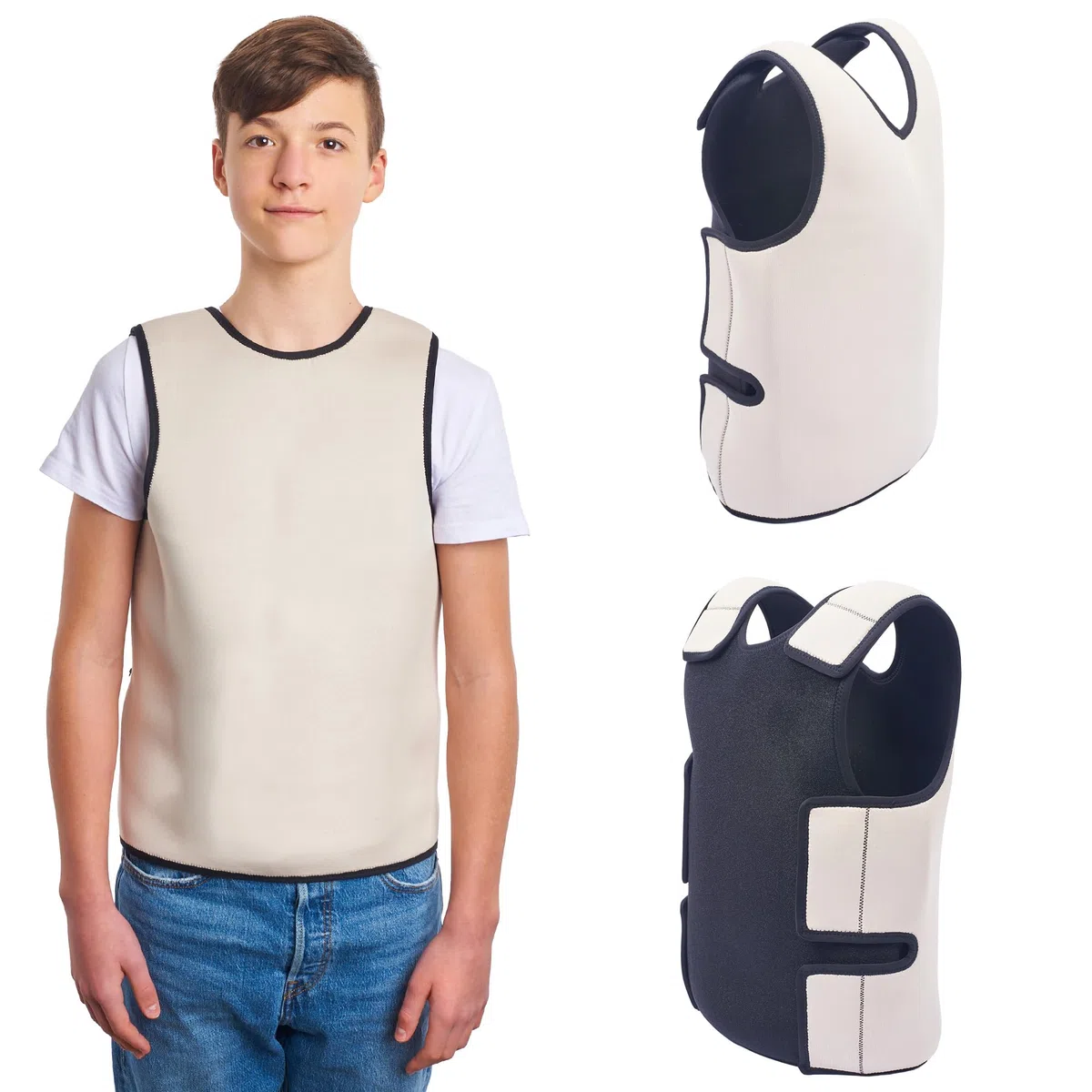 ODOXIA Chaleco de compresión infantil | Confort con presión profunda | Para niños con TDAH | Ropa sensorial para autistas | Diseño cómodo | Camisa de compresión infantil | Gran sensación de seguridad