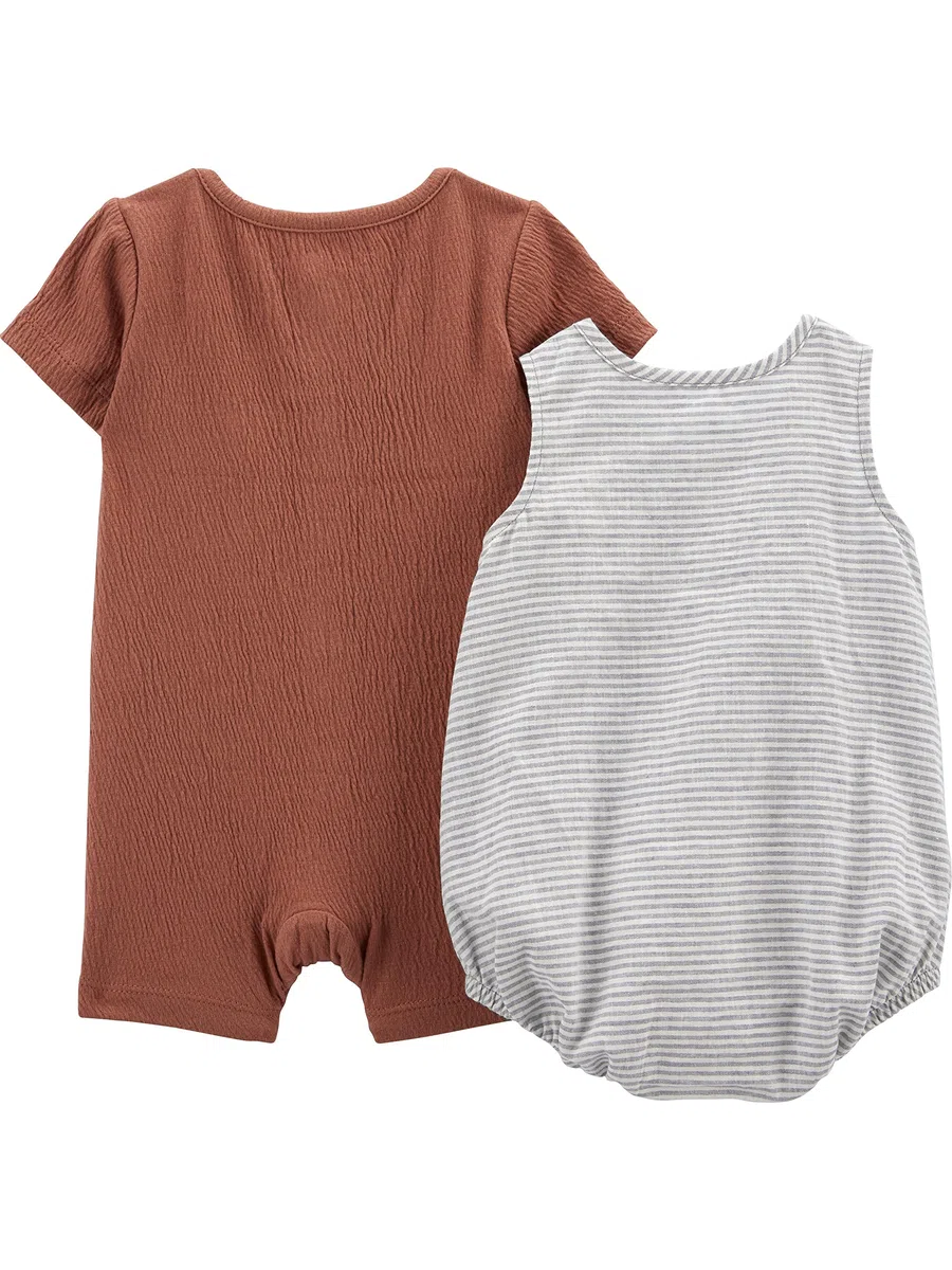 Simple Joys by Carter's Bebé-Niños Mono con Botones