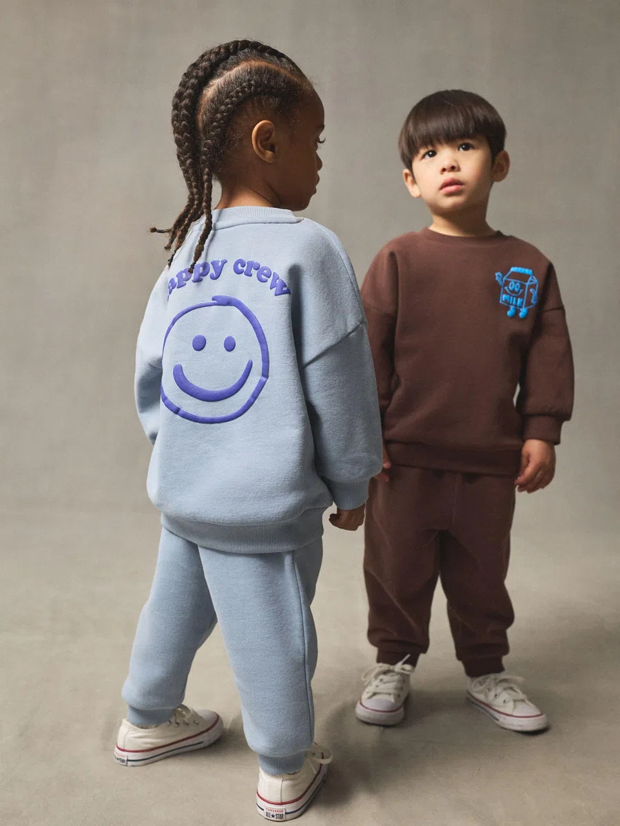 NEXT Niños Pack de 2 conjuntos de sudadera y pantalones de chándal