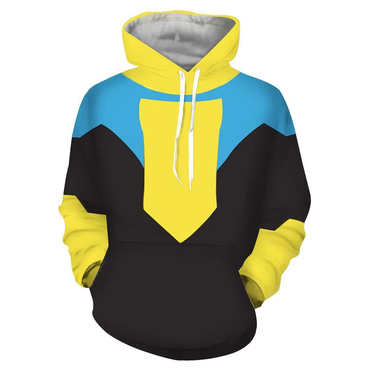 Invincible Sudadera con capucha Anime Mark Grayson Omni Hombre Atom Eve Cosplay Disfraz Unisex Sudadera con capucha Sudadera Pullover