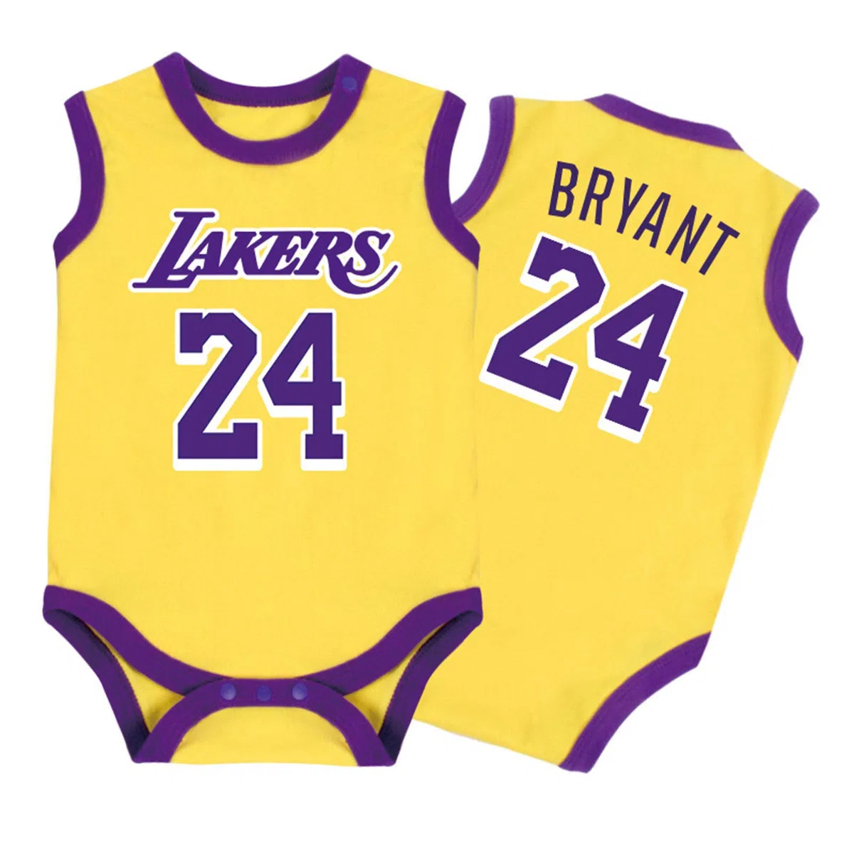 Baby Jersey - Warrior Lakers James Romper Mono sin Mangas Chaleco 0-15 Meses