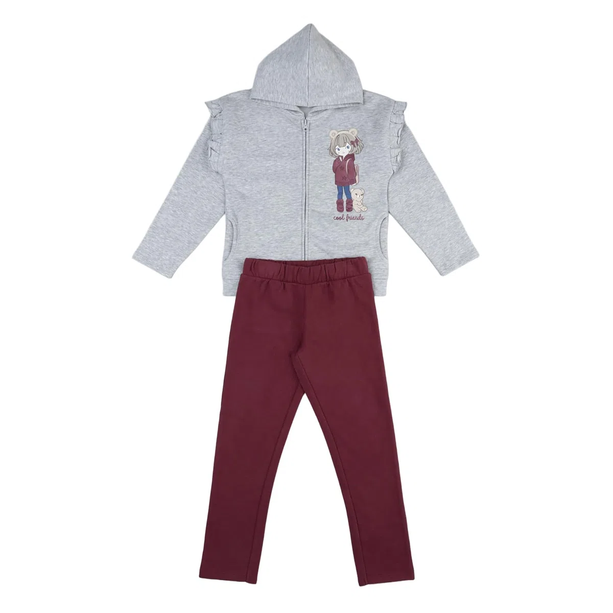 Prénatal, Conjunto Chándal Niña con Pantalón Largo y Sudadera de Algodón Suave