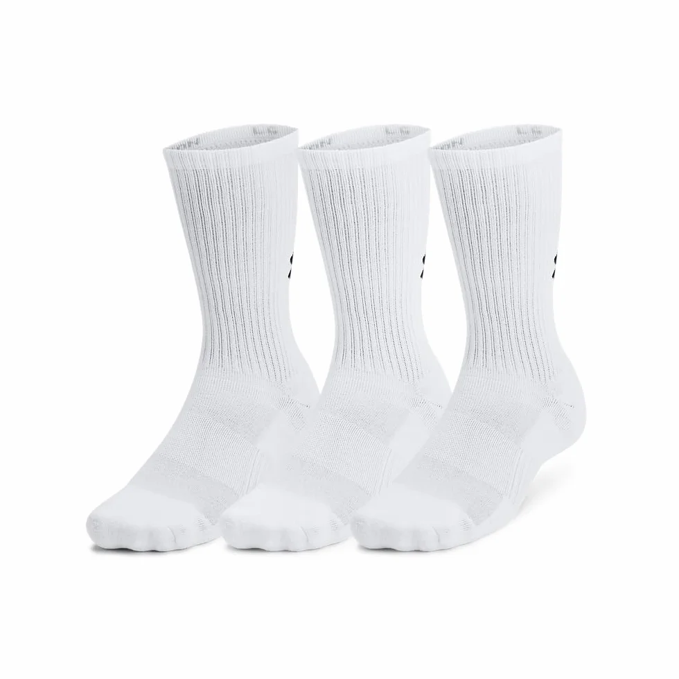 Under Armour Training Cotton Crew Socks 3 Pack Calcetín Unisex adulto (Pack de 6)