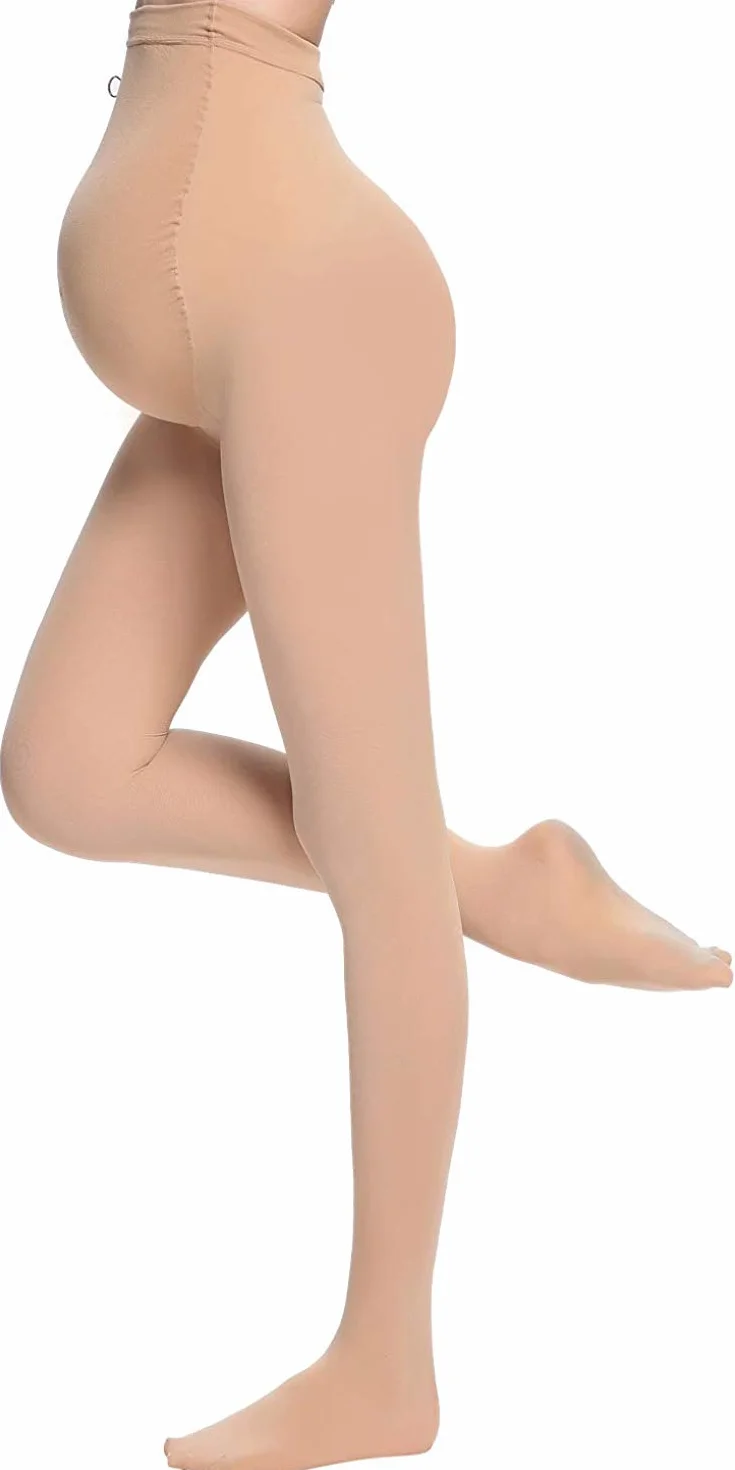 2 Pack Medias Invernales Premama Panty para Futura Mama Pantimedias para Mujeres embarazadas Leggings 320D