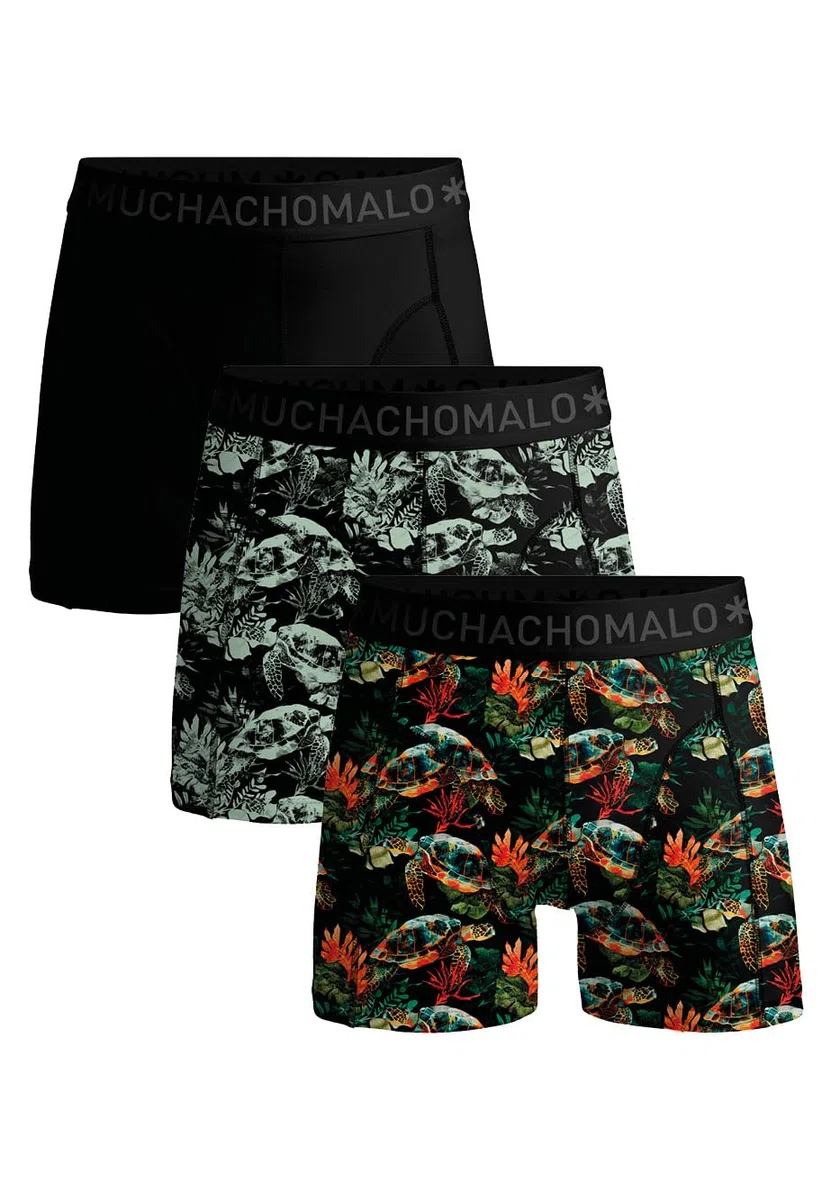 Muchachomalo Hombre Bóxer 3-Pack, Estampado, Algodón, Cinturilla Elástica