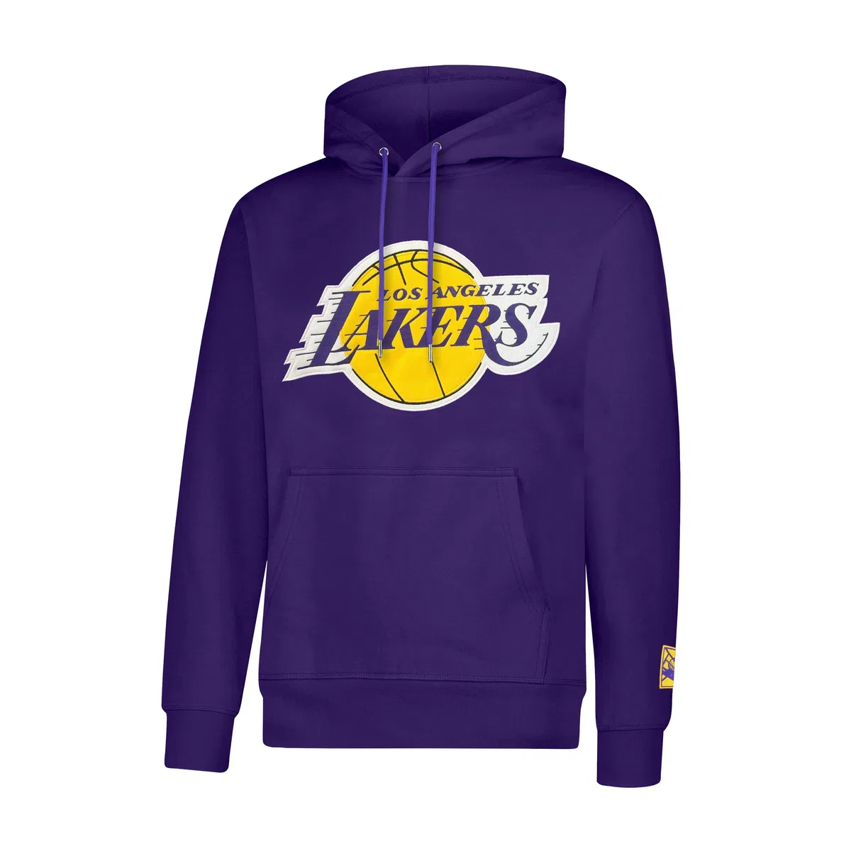 Ultra Game Sudadera con capucha bordada clásica oficial de la NBA para adultos, Los Angeles Lakers, color del equipo, talla M