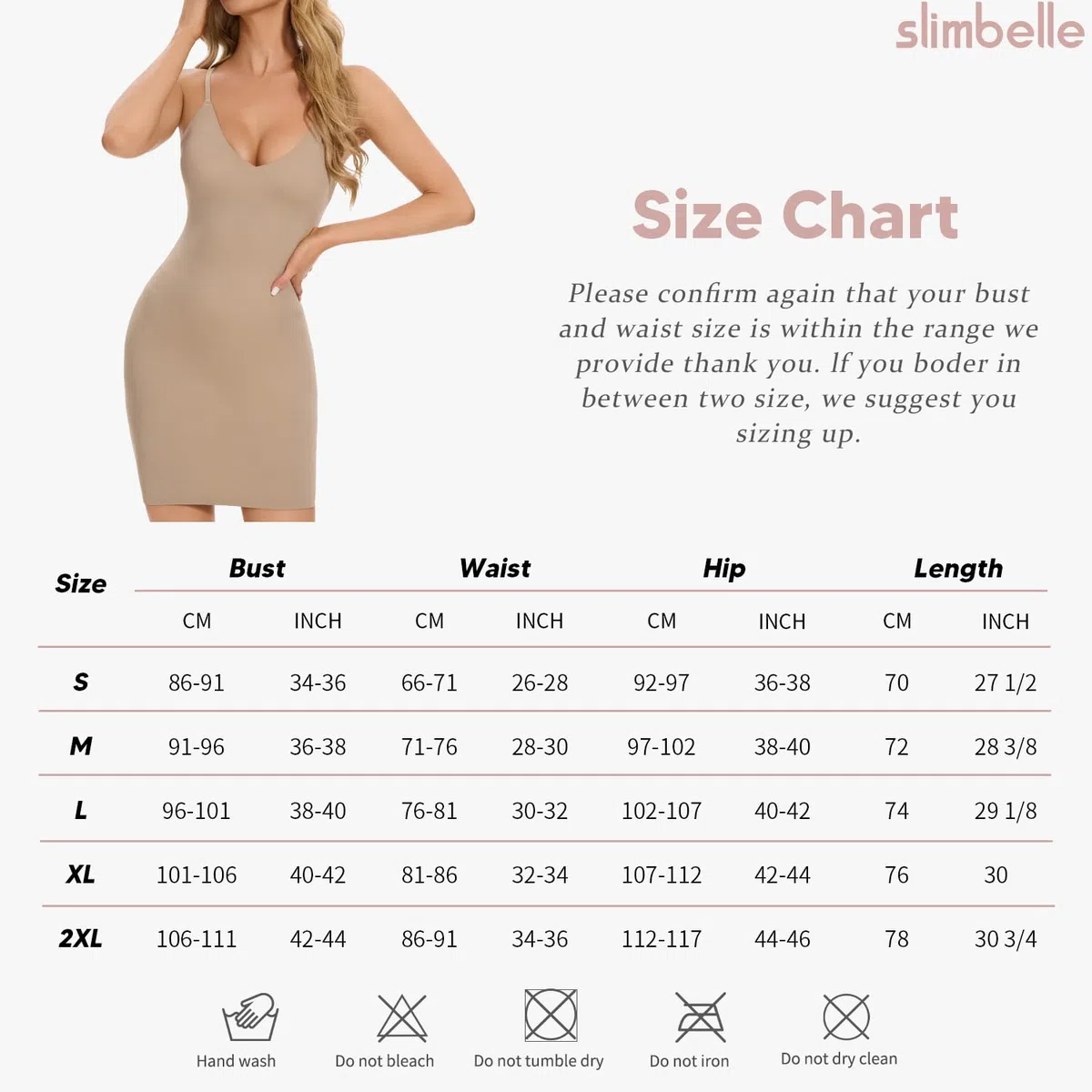 SLIMBELLE Vestido moldeador completo para mujer, sin costuras, con espalda de mantequilla, adelgazante, moldeador de cuerpo, ajustado, control de abdomen