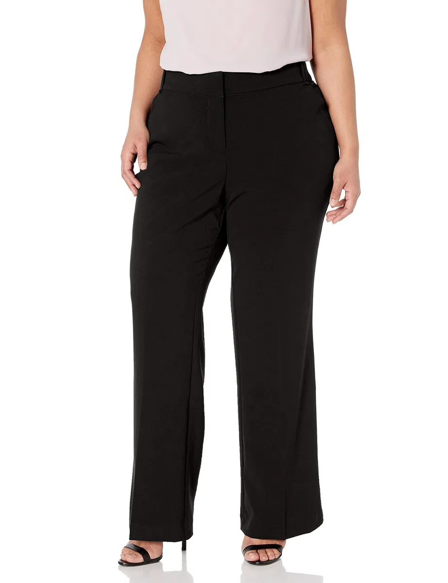 Briggs New York Flare Leg Pant (Also Available In Plus) - Pantalones de Vestir Mujer