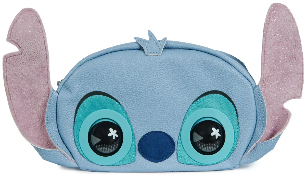 PURSE PETS - BOLSO NIÑA STITCH DISNEY - Bolso niña de Mascota Disney Interactiva con más de 30 Sonidos y Reacciones - 6067400 - Juguetes niña 4 años - Stitich Regalos - + Regalo niña 4 años +
