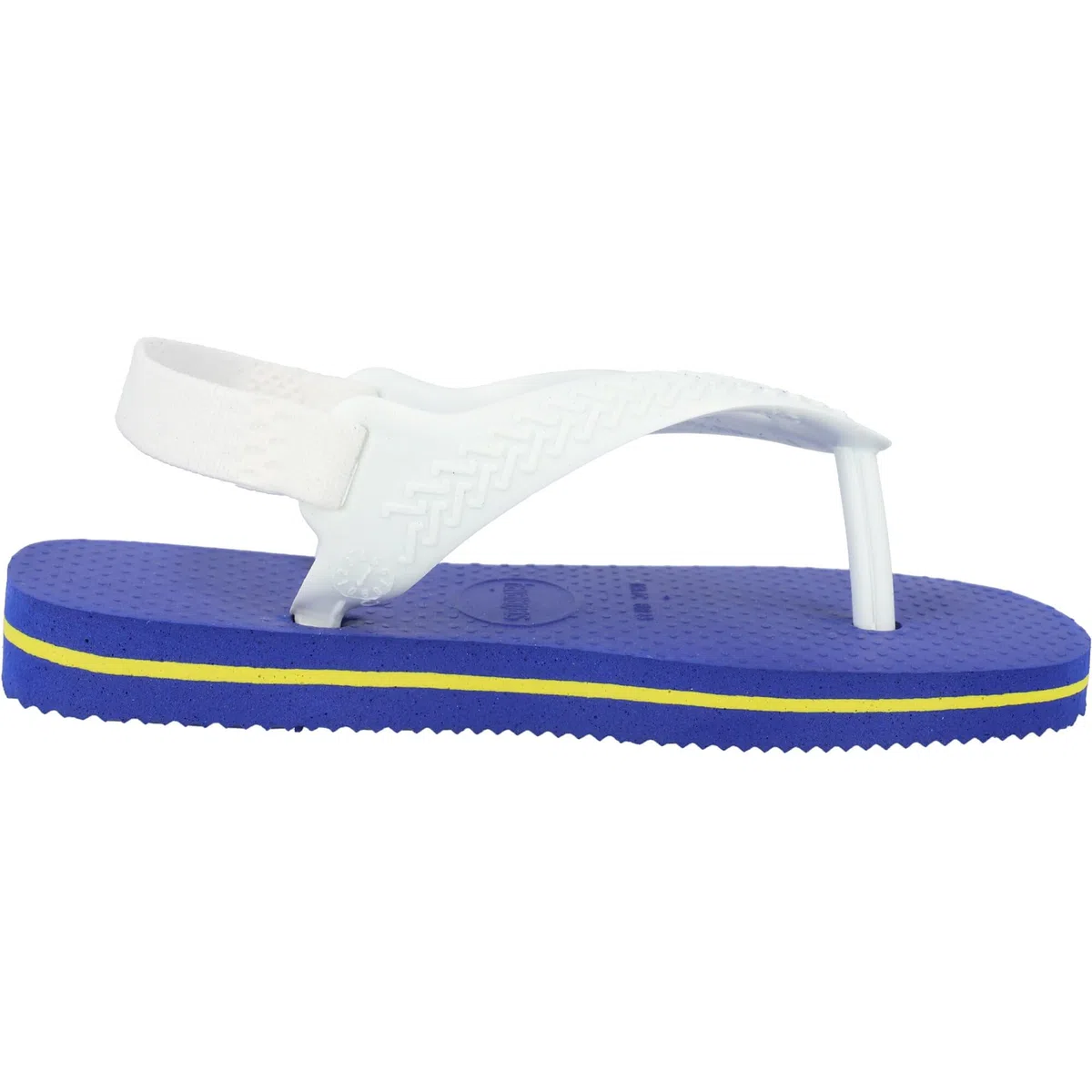 Havaianas Brasil Logo - Chanclas para hombre, color blanco y azul marino