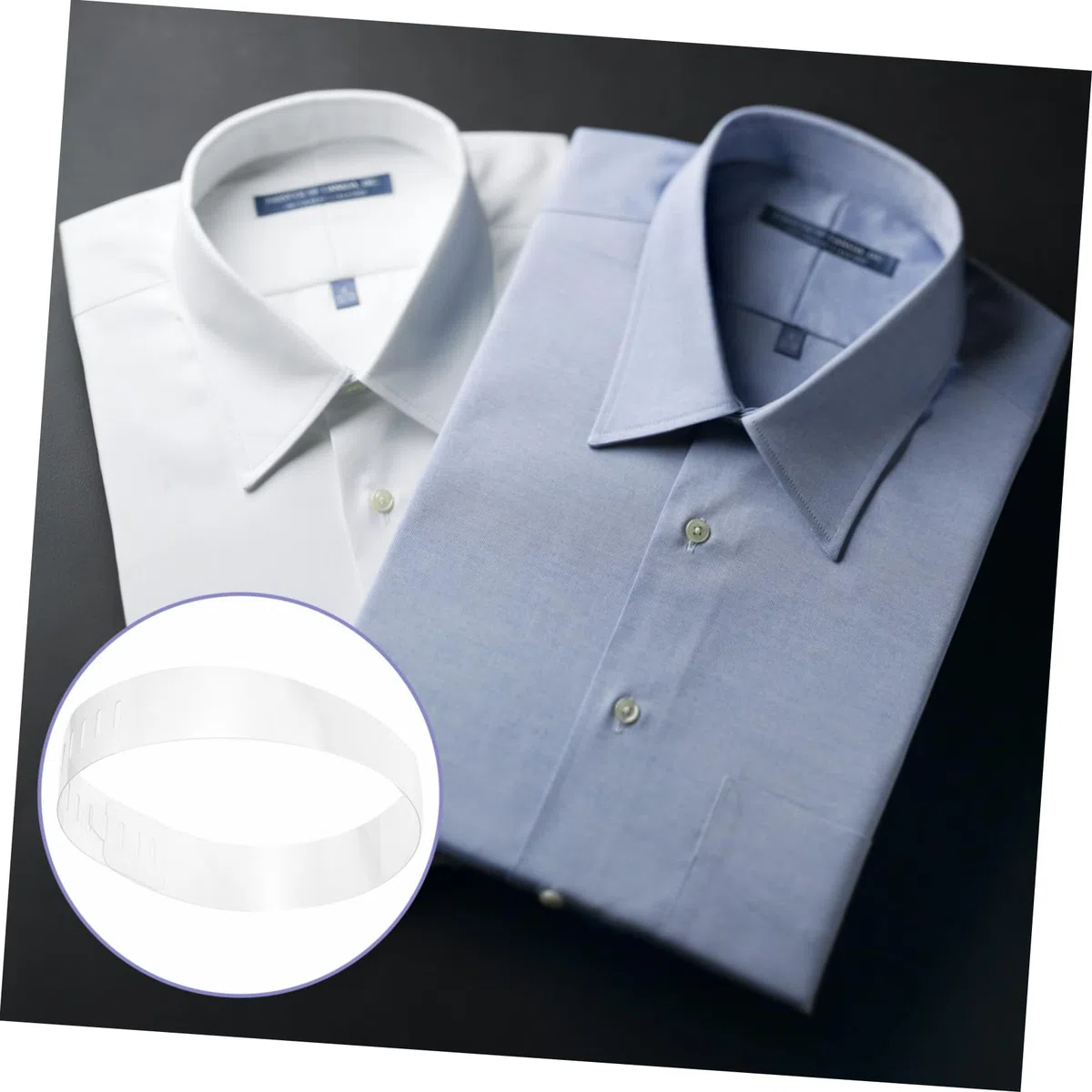 SOIMISS Camisas De Vestir Se Queda El Cuello Se Mantiene Moldeador Cuello De Camisa Accesorio Camisa El Cuello Se Desvía Soporte De Cuello Para Hombres El Plastico