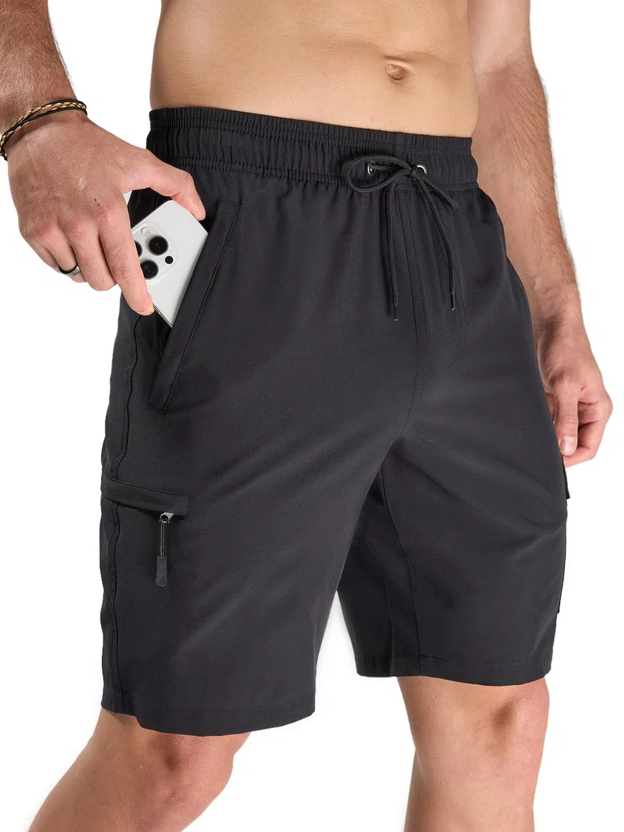 Arcweg Bañador Hombre: Shorts de Natación de Secado Rápido, Bolsillo con Cremallera para Deporte y Ocio (S-3XL)