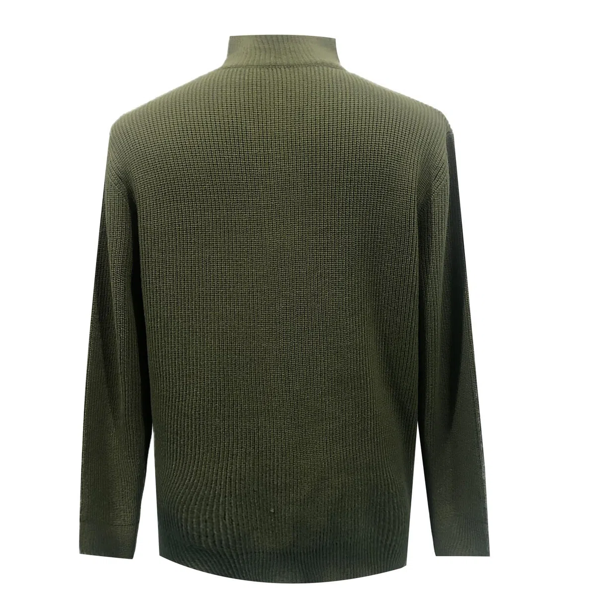 Sudadera básica para hombre, cuello de pico, jacquard, jersey de punto de invierno, corte regular, jersey de invierno, manga larga, cuello alto, tiempo libre, algodón, manga larga