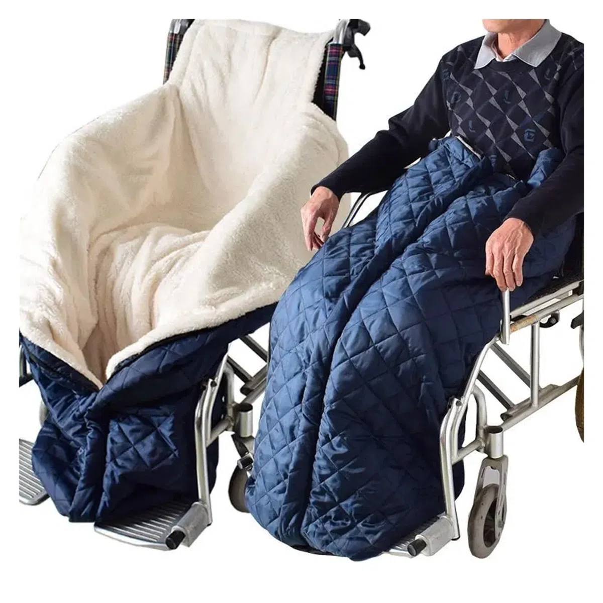 Manta para Silla De Ruedas Funda Impermeable for Calentador de Silla Ruedas Invierno