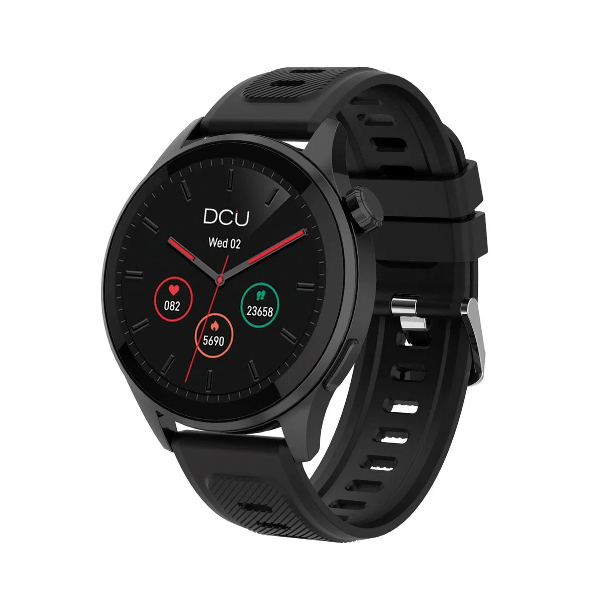 DCU TECNOLOGIC Smartwatch con GPS Integrado y Llamadas Bluetooth – Pantalla AMOLED 1,43'' | Música sin teléfono | Asistente de Voz | Más de 130 Modos Deportivos | Compatible Android/iOS