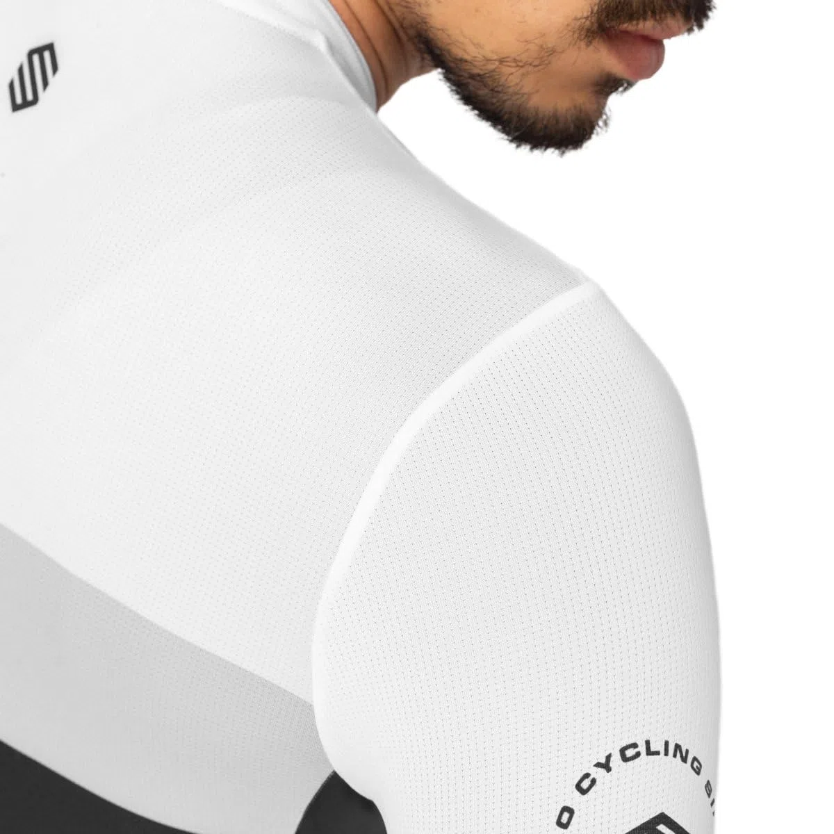 SIROKO - Maillot de Ciclismo Verano M3 Podium - L - Negro/Blanco