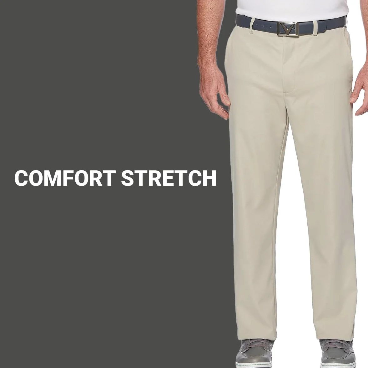 Callaway Pantalones de Golf Elásticos Pro Spin 3.0 con Cintura Activa - Pantalones de Golf Hombre