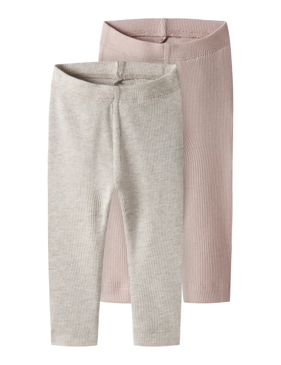 NAME IT Nbnkab 2P Legging Noos (Pack de 2) Unisex Adulto