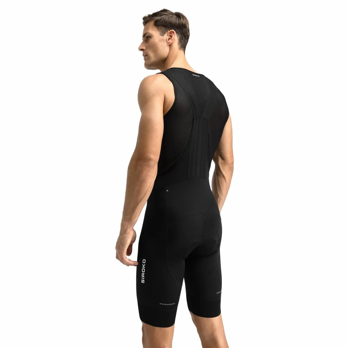 SIROKO - Culotte Ciclismo Flandrien - M - Negro