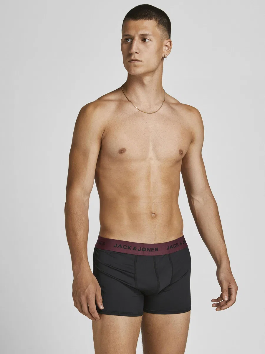 Jack & Jones Jacflower Micro Fiber 3 Pack Bóxer Hombre (Pack de 3)