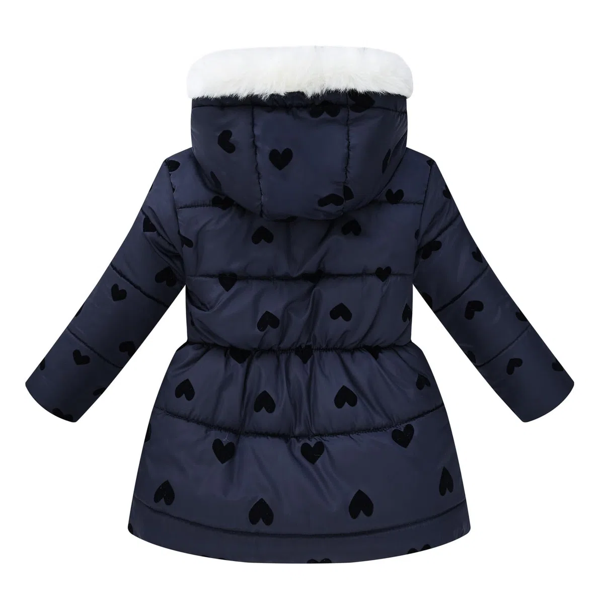 Generisch Abrigo de invierno para niños y niñas, chaqueta con capucha espesar a prueba de viento cremallera caliente ropa de abrigo