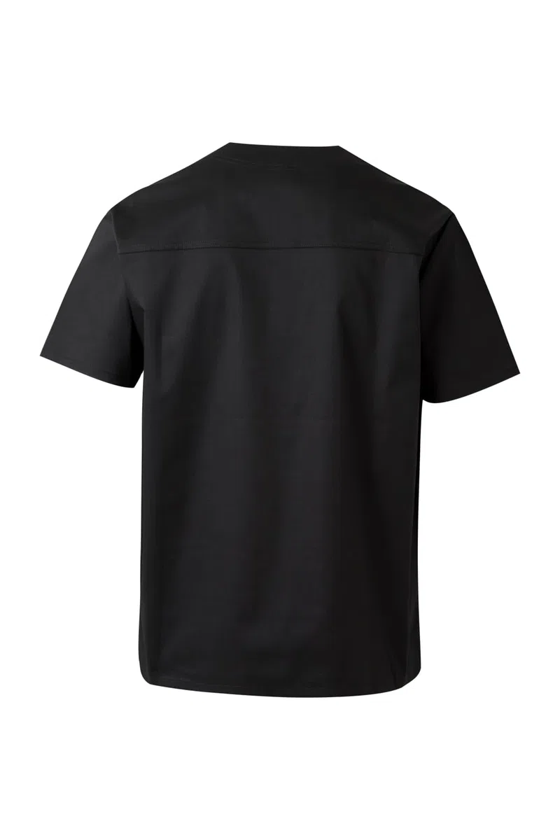 Velilla Camisa Turquesa Manga Corta Cuello Americano Formal Hombre Alpha EU 18.5 Regular