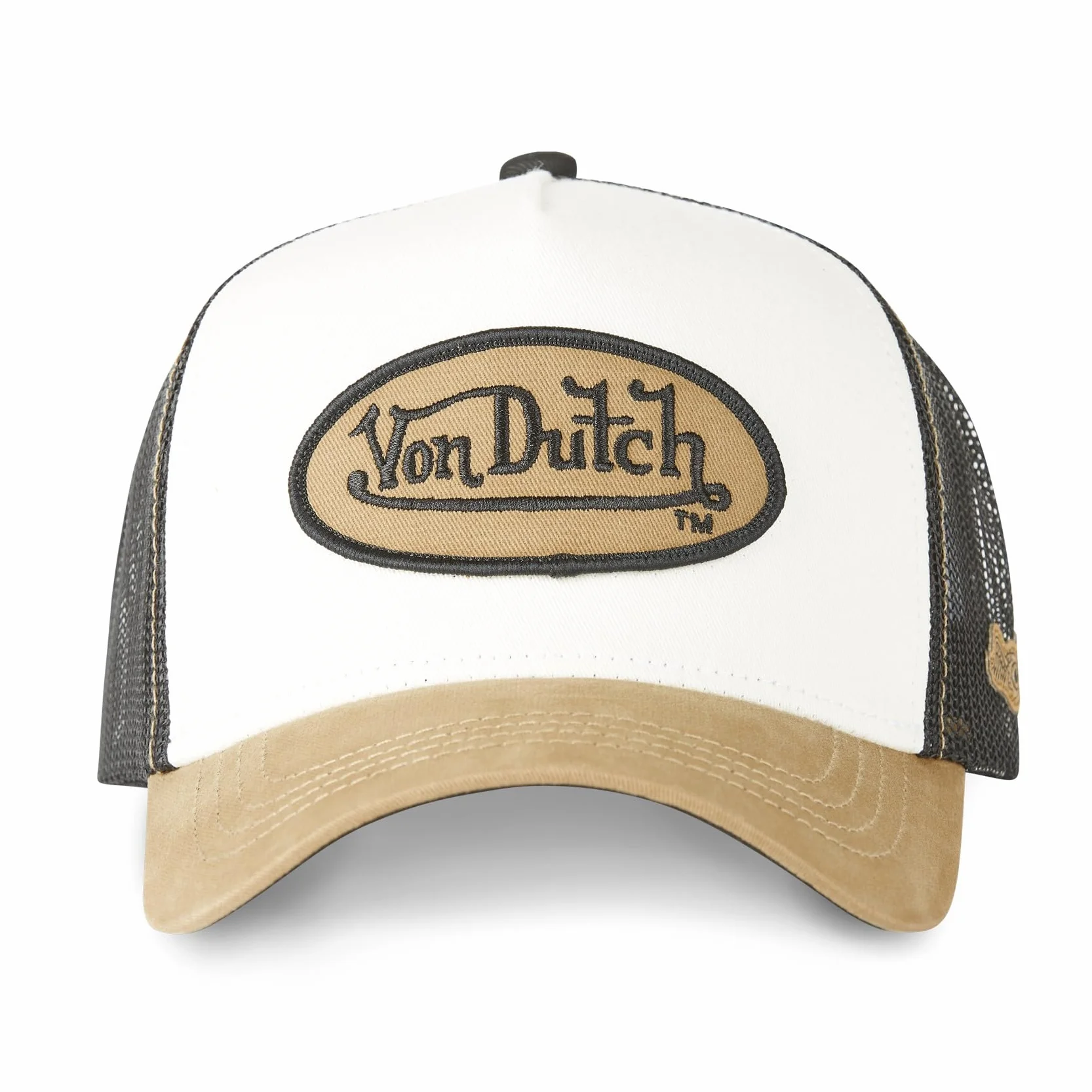 Von Dutch Gorra Classic Tricolour TruckerDutch Mujer/Hombre - de Baseball Malla Beisbol Snapback, con Visera, Visera Verano/Invierno Primavera Verano Otoño Invierno