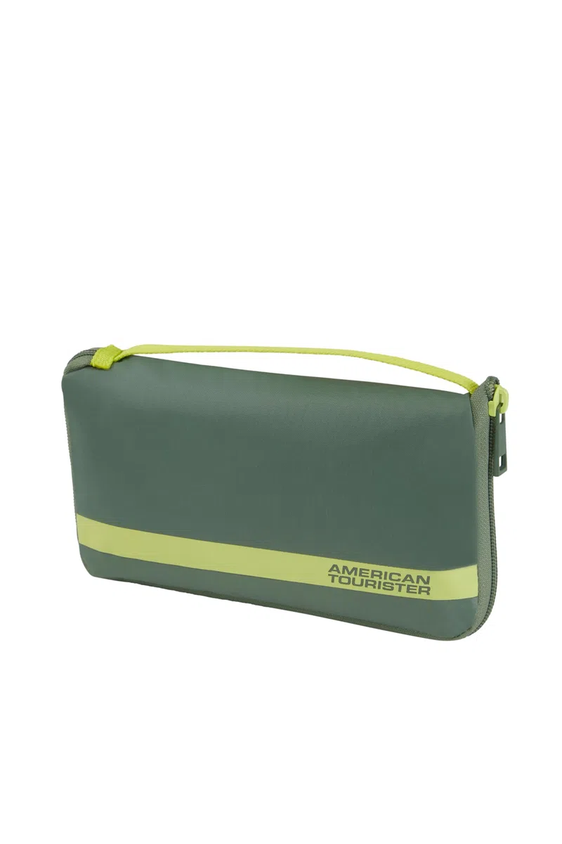 American Tourister - Funda para Maleta M, Cubierta de Maleta Plegable, Protección de Maleta de Viaje, 62 x 45 x 30 cm, Oliva/Lima