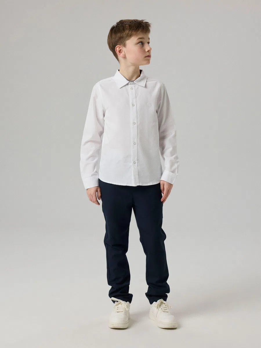 NAME IT Nkmnewsa Ls Shirt Noos Camisa, Niños, Azul Claro